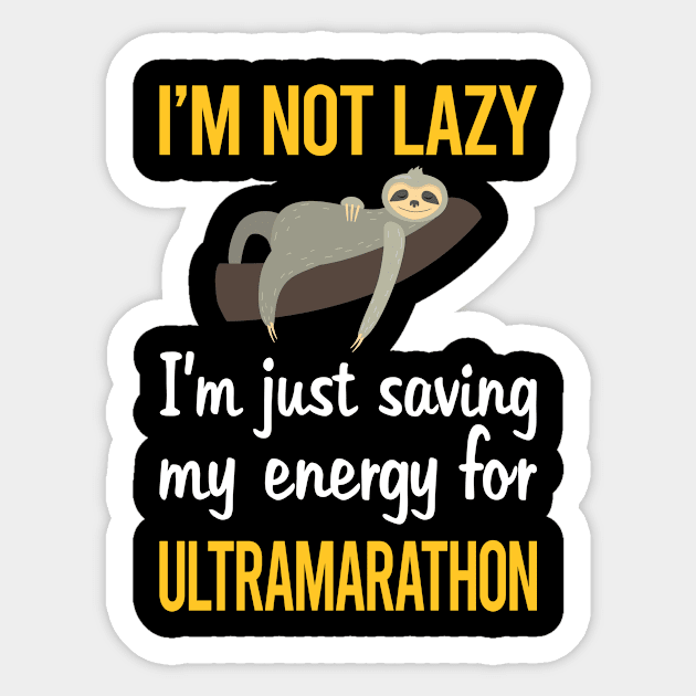 Saving Energy For Ultramarathon Ultra Distance Running Sticker by symptomovertake